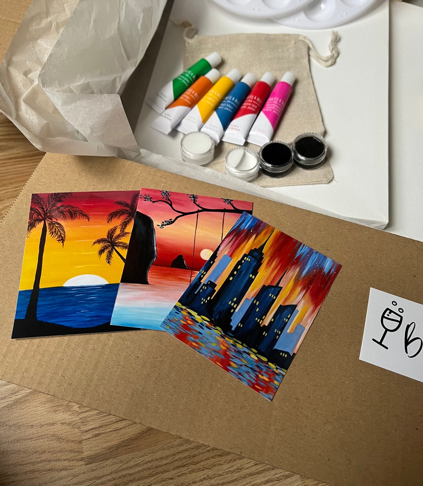 BND Sip and Paint Kit for Two