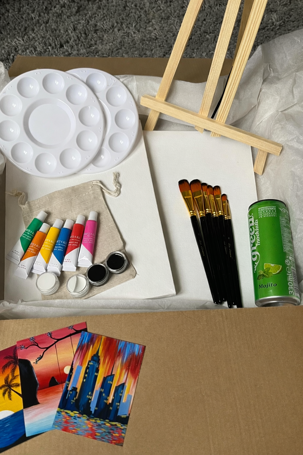 BND Sip and Paint Kit for Two