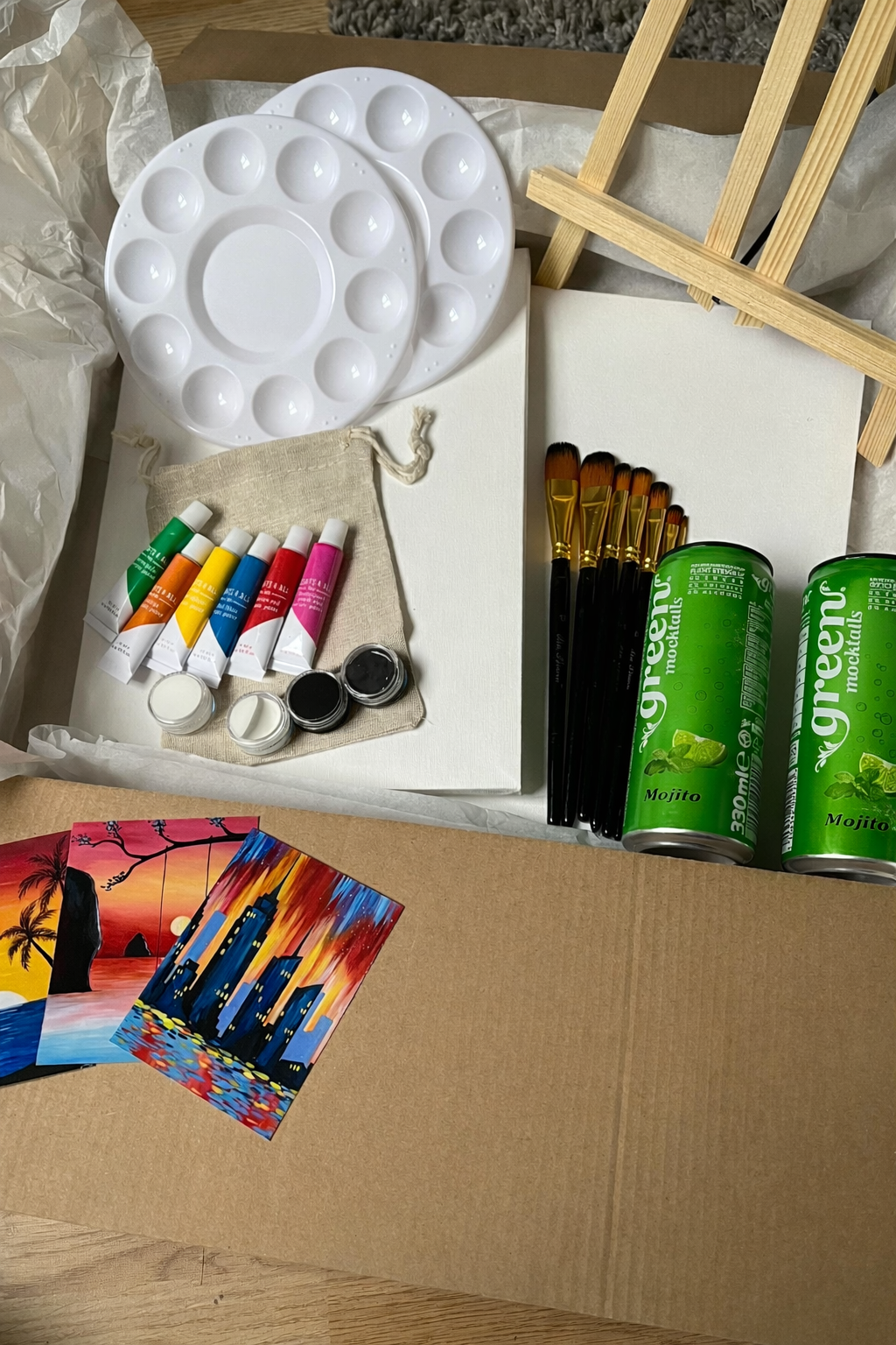 BND Sip and Paint Kit for Two
