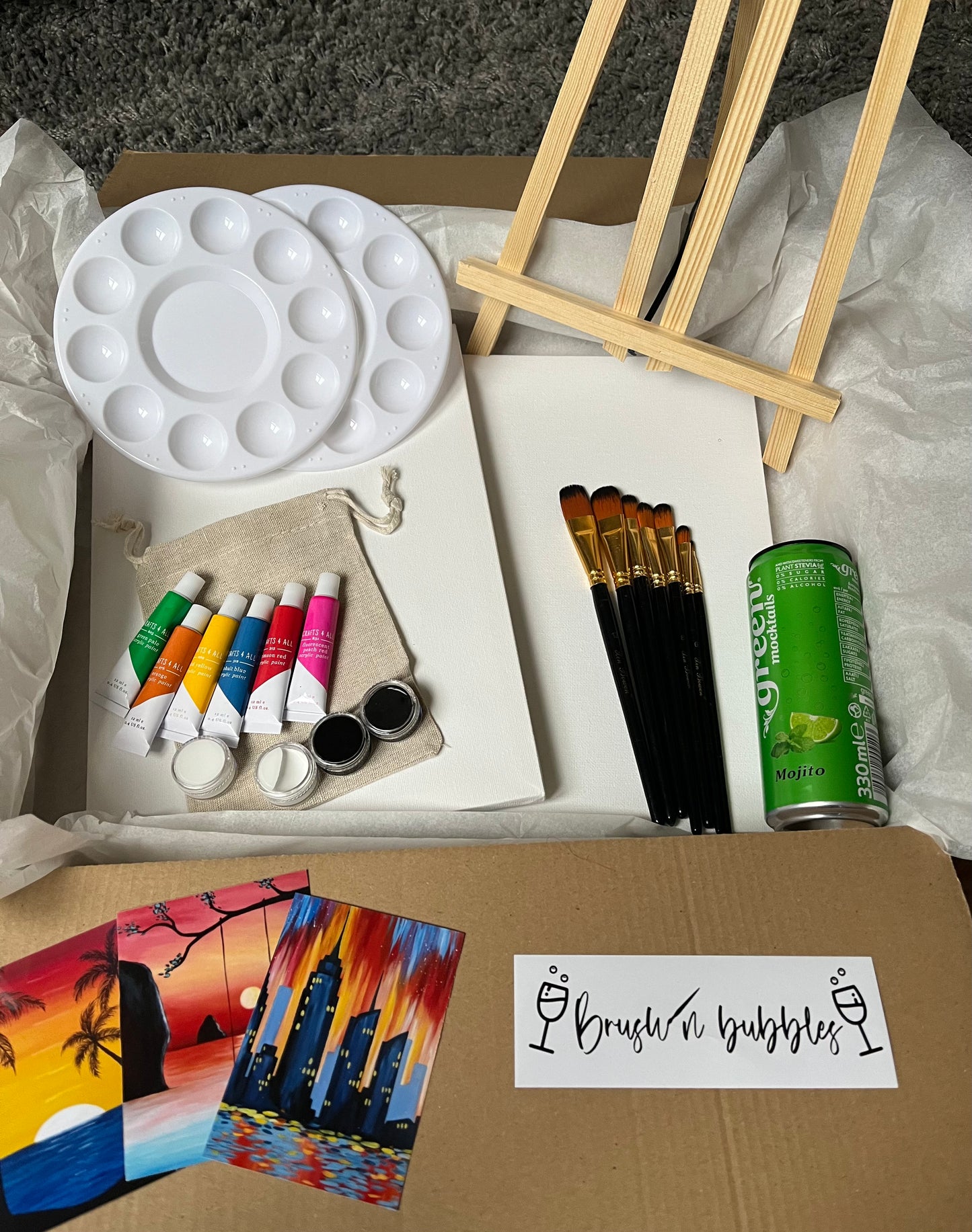 BND Sip and Paint Kit for Two